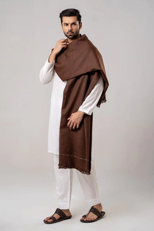 Pashmina Wool Shawl (Brown)