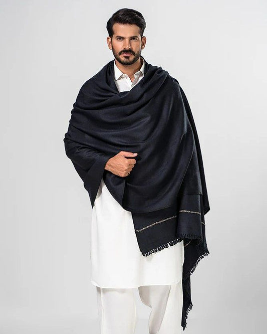 Pashmina Wool Shawl (Black)