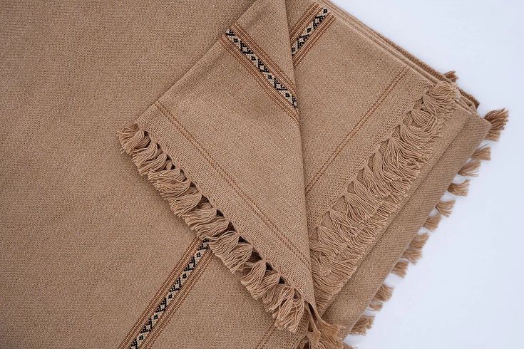 Pashmina Wool Shawl (Light Brown)